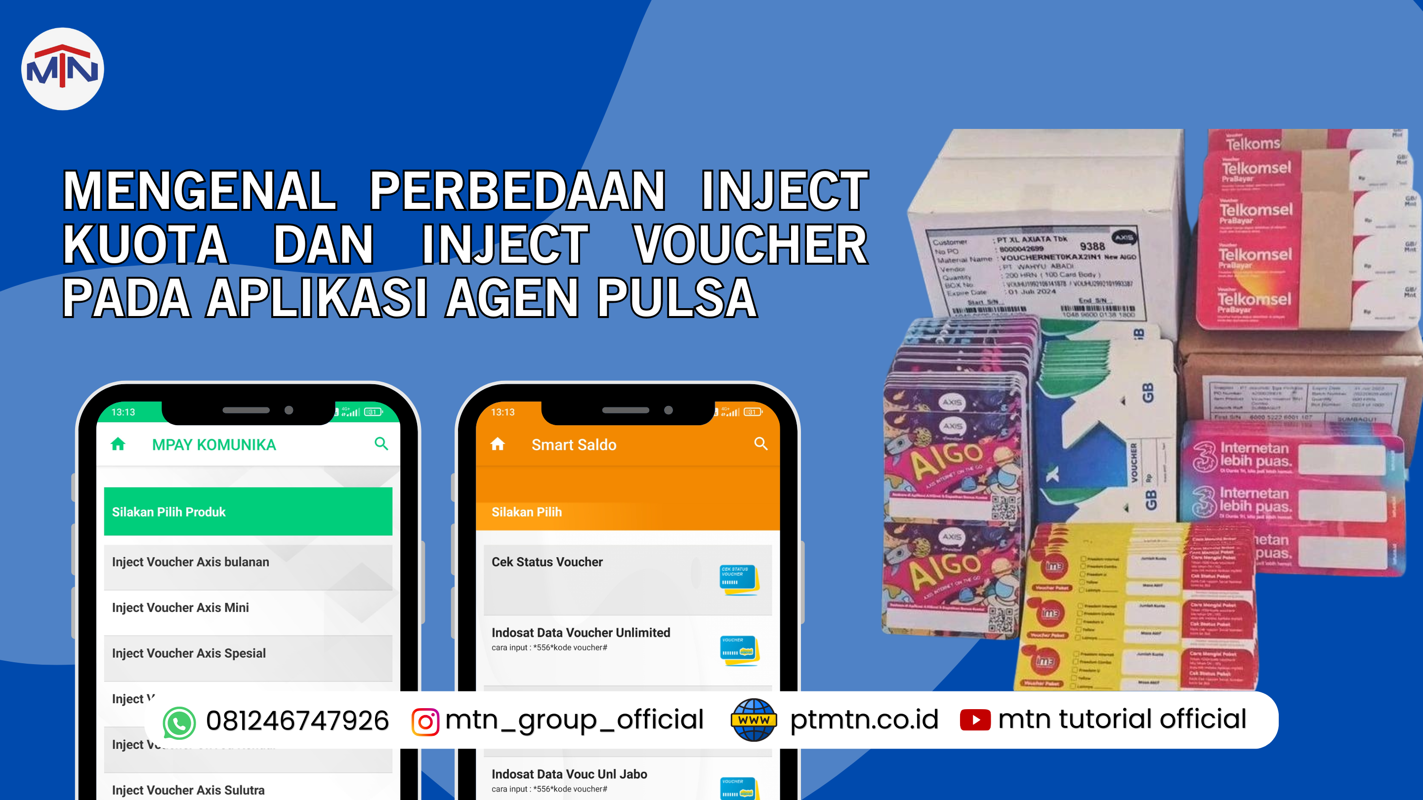 Mengenal Perbedaan Inject Kuota Dan Inject Voucher Pada Aplikasi Agen Pulsa