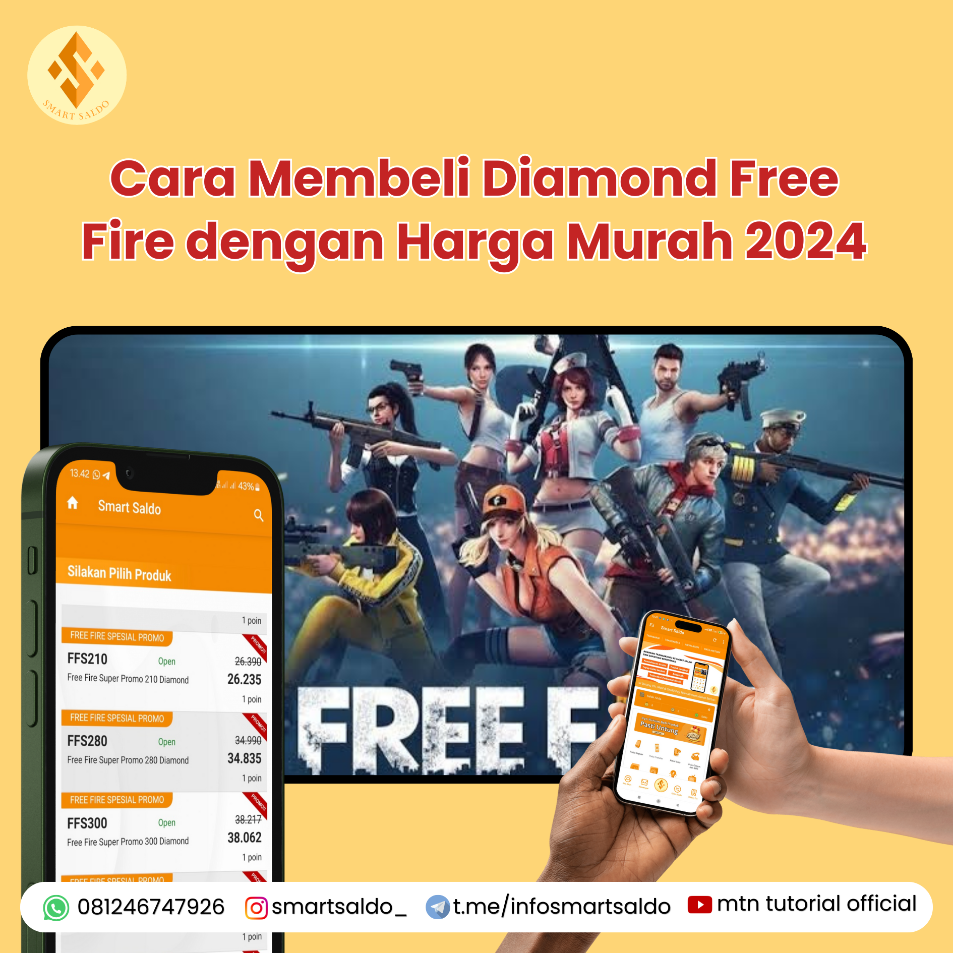 Cara Membeli Diamond Free Fire dengan Harga Murah 2024: Isi Diamond FF Legal