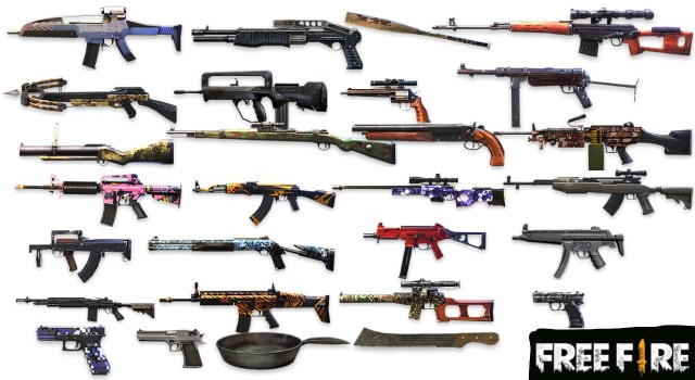 Senjata Free Fire/Foto: Kumparan